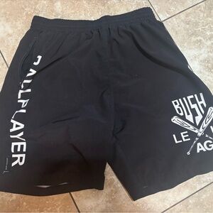 Bush League Ballplayer Baseball Shorts Athletic Sportswear Men’s Size L